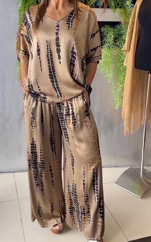 Marie – Ensemble imprimé de deux pièces