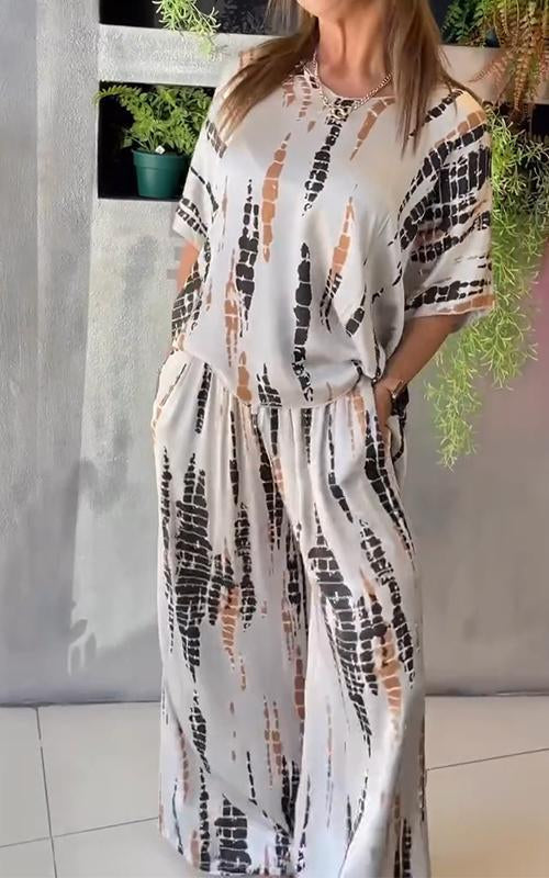 Marie – Ensemble imprimé de deux pièces