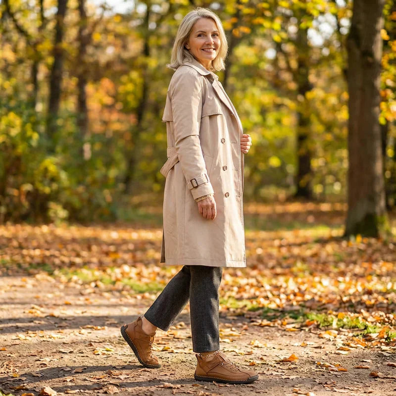 Gisela - Chaussures confortables effet peau