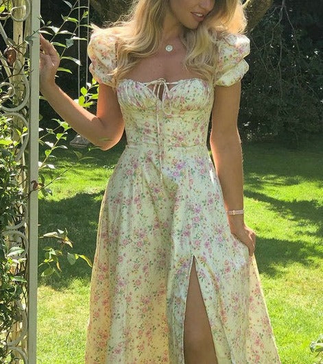 Veronica™ | Robe à manches bouffantes