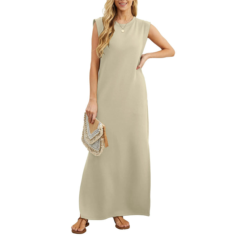 EMMA | Robe Longue Fluide Sans Rides
