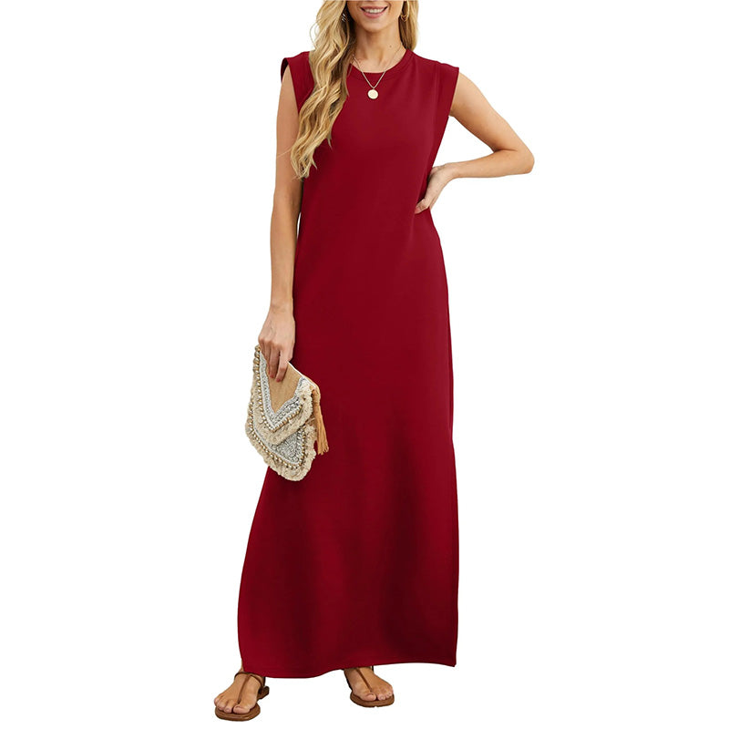 EMMA | Robe Longue Fluide Sans Rides
