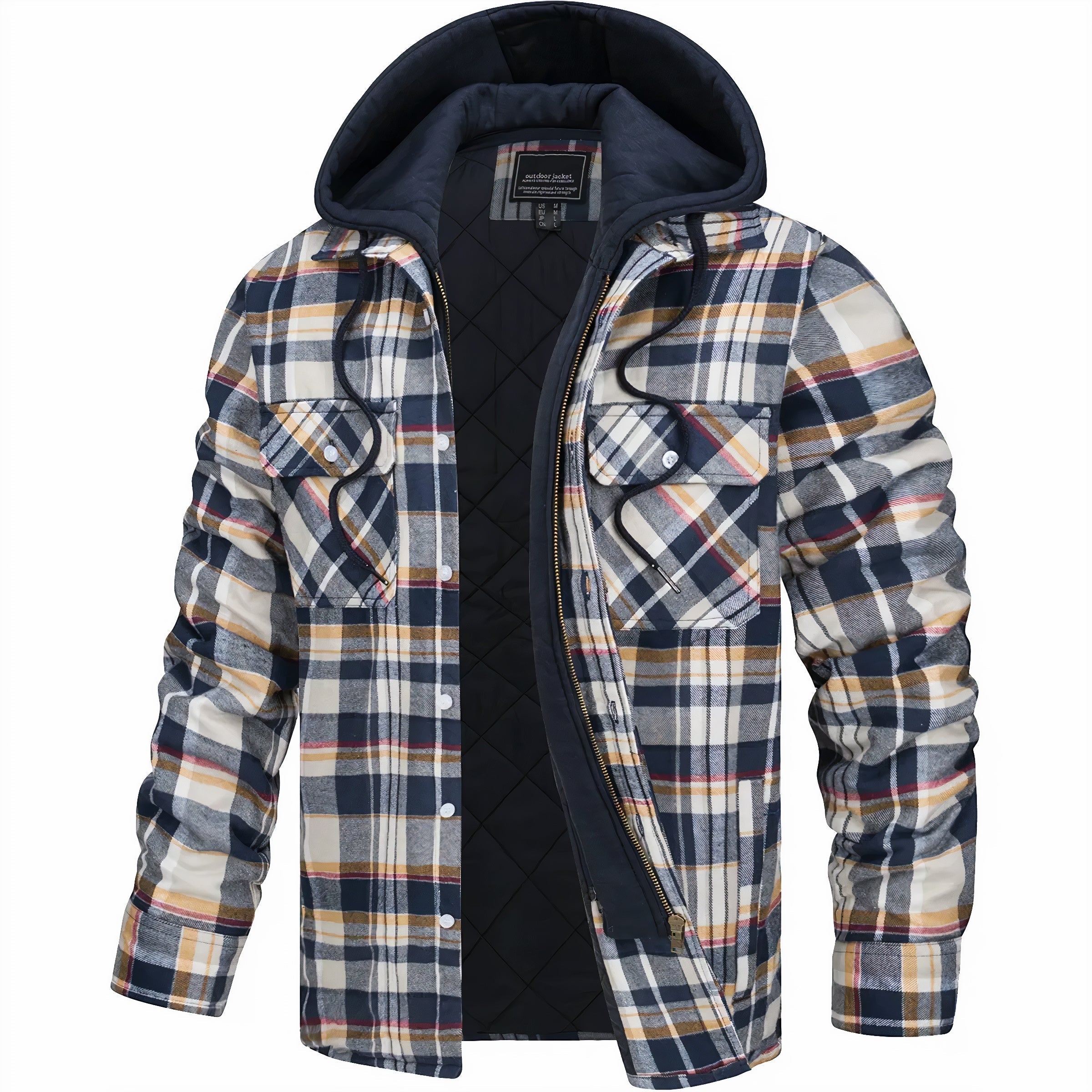 Ethan™  – Veste homme à carreaux au style moderne
