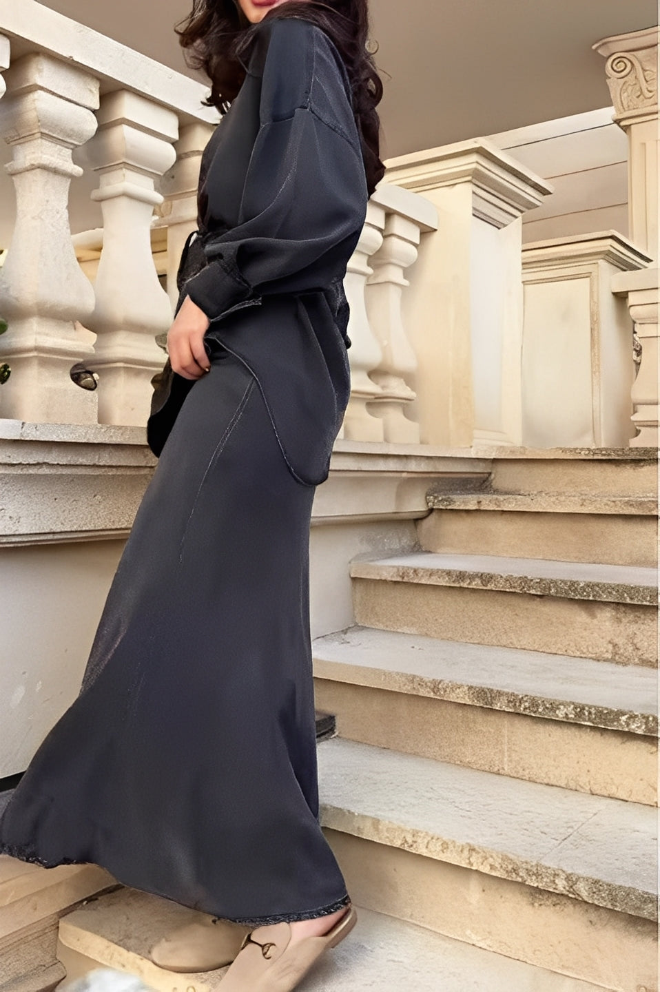 Radomira – ensemble d'un blouse nouée