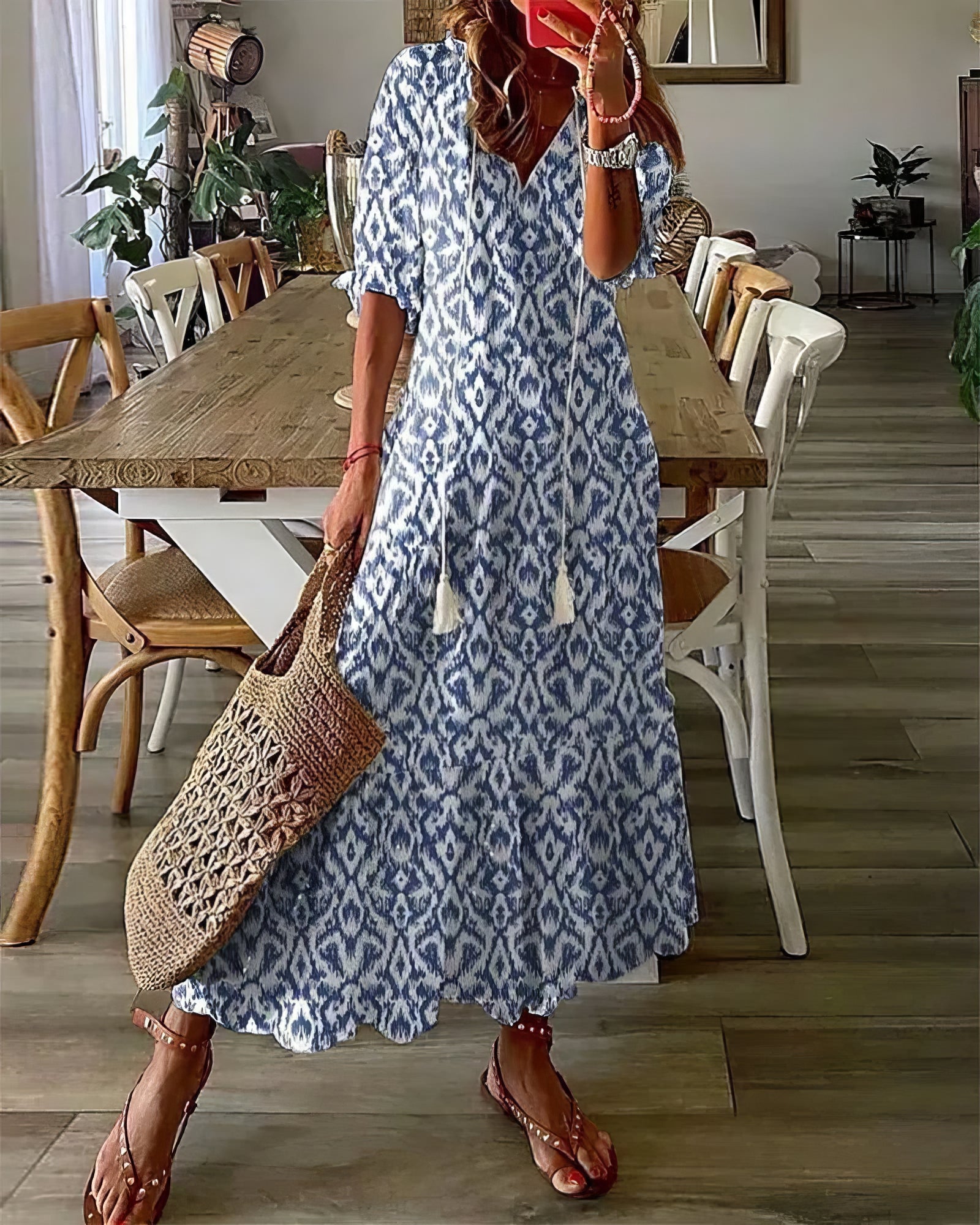 ÉLODIE | Robe Bohémienne Séduisante et Confortable