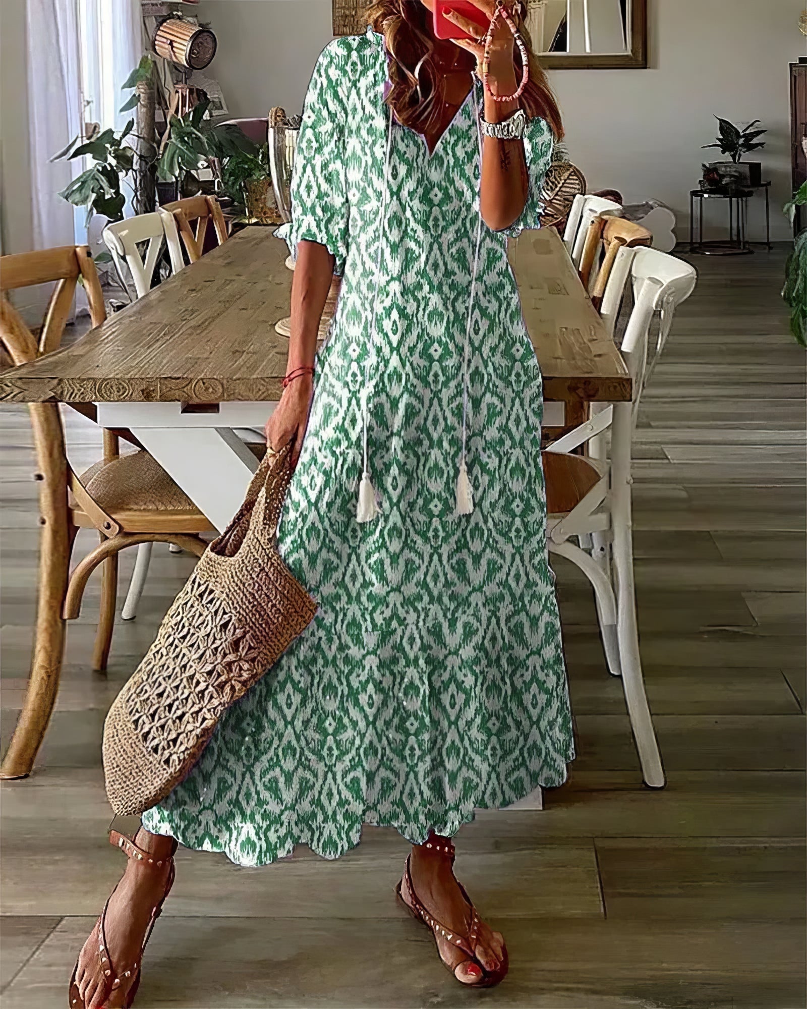 ÉLODIE | Robe Bohémienne Séduisante et Confortable