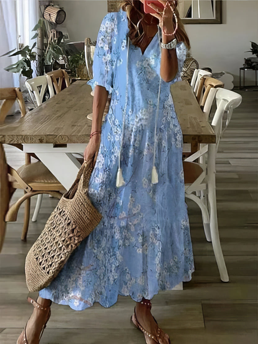 ÉLODIE | Robe Bohémienne Séduisante et Confortable