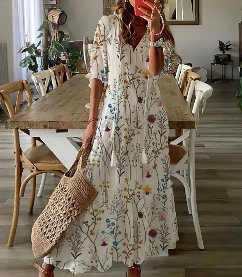 ÉLODIE | Robe Bohémienne Séduisante et Confortable